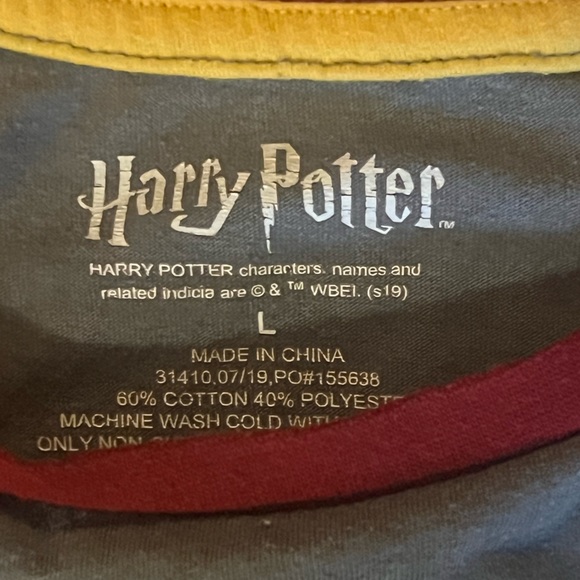 Harry Potter Gryffindor Long Sleeve Crewneck - Picture 3 of 3